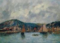 Boudin, Eugene - Cherbourg, the Port